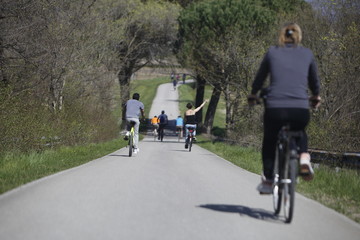 Obraz premium cicloturismo