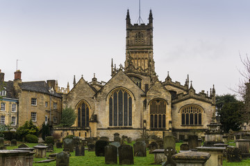 Fototapeta na wymiar Gothic english church 
