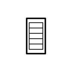 Door icon. Element of door, window and gate for mobile concept and web apps. Thin line icon for website design and development, app development. Premium icon