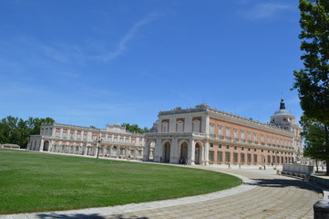 Fototapeta na wymiar Palácio Real de Aranjuez na Espanha