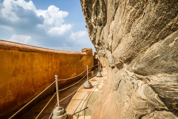 Mirror wall, Sigiriya, Sri Lanka