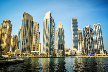 Fototapeta na wymiar Dubai - skycrapers