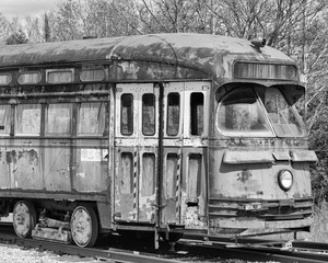 old train streetcar vintage
