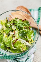 Fresh green salad