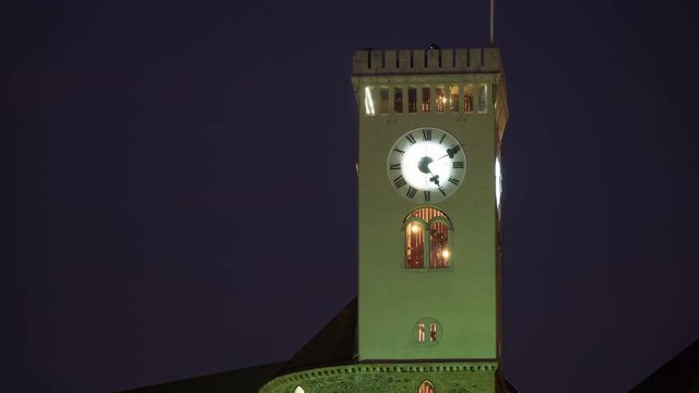 Timelapse of the Castle clock tower
