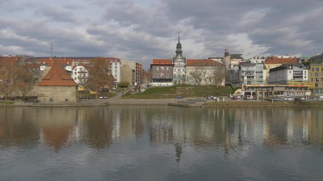 Buildings on Drava riverside, Maribor