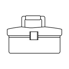 Construction toolbox isolated vector illustration graphic design