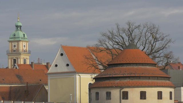 The roof of Judgement Tower in Maribor