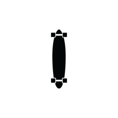 Skate simple vector. Flat sign for mobile concept and web design
