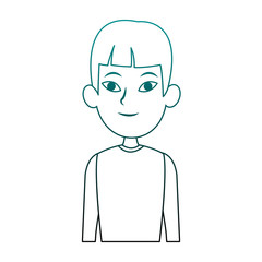 Young asian man cartoon vector illustration graphic design
