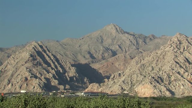 Hajar Mountains in Ras al Khaimah, UAE.