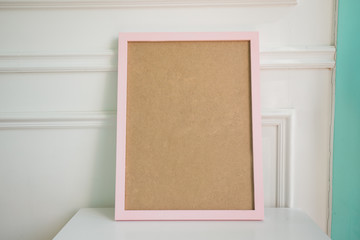 Fototapeta premium photo frame at room