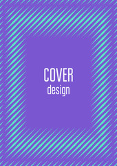 Abstract cover. Minimal trendy vector with halftone gradients. Geometric future template for flyer, poster, brochure and invitation. Minimalistic colorful cover. Abstract EPS 10 illustration.