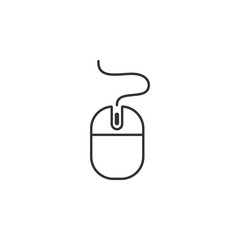 Computer mouse icon. Simple element illustration. Computer mouse symbol design template. Can be used for web and mobile