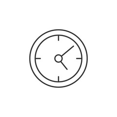 Clock icon. Simple element illustration. Clock symbol design template. Can be used for web and mobile