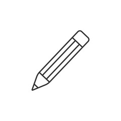 Pencil icon. Simple element illustration. Pencil symbol design template. Can be used for web and mobile