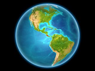 Costa Rica on planet Earth