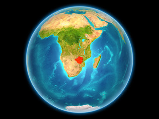 Zimbabwe on planet Earth