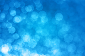 abstract blue bokeh background.