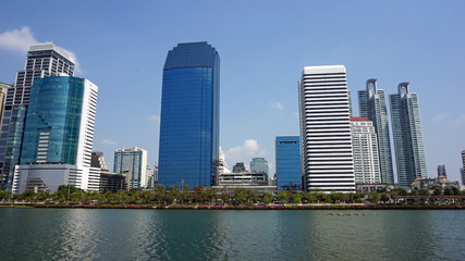 Fototapeta na wymiar skyscrapers of bangkok