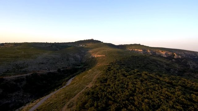 Drone en Culla, pueblo de la Comunidad Valenciana, España. Situado en la provincia de Castellón y perteneciente a la comarca del Alto Maestrazgo. Video aereo con Drone