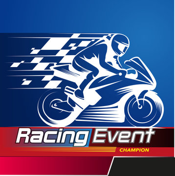 Vector illustration, Racing Event championship symbol