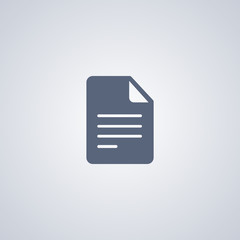 Document icon, paper icon