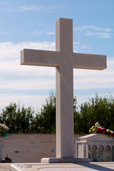 The cross in the cemetery