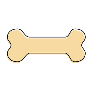 bone toy mascot icon vector illustration design