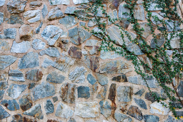 stone brick wall brown background