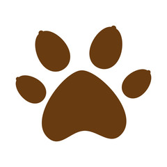 paw mascot isolated icon vector illustration design