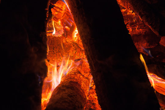 Embers fire