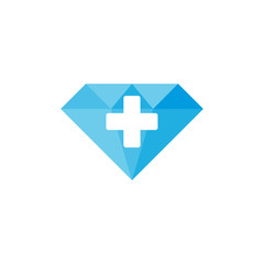 Diamond Medical Logo Icon Design