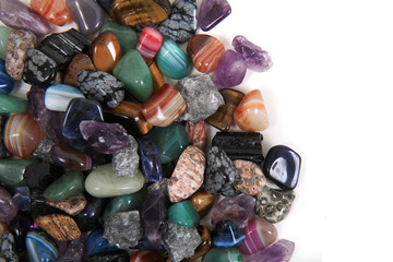 Obraz na płótnie Canvas color mineral gems background