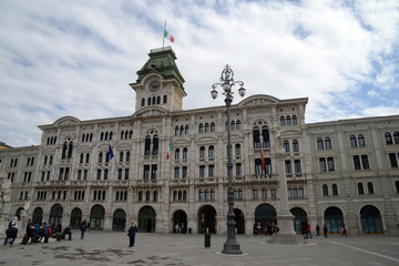 Fototapeta na wymiar Hôtel de ville de Trieste 
