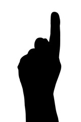 Obraz premium Counting (pointing) hand