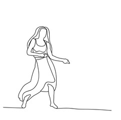  icon sketch of a girl dancing a dance