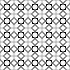 Background with seamless pattern in islamic style