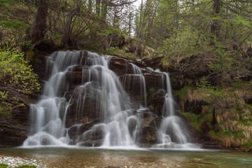 Fototapeta na wymiar Devero Waterfall