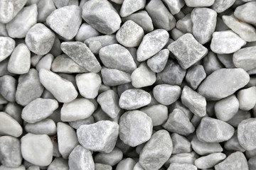     Weiße Marmorkiesel Kiesbett, Hintergrund 