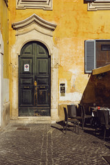 Fototapeta na wymiar Rome - Door