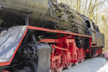 Naklejka premium Profile of a former 