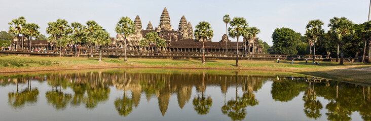 Fototapeta na wymiar Angkor Wat temple at Siem Reap, Cambodia.