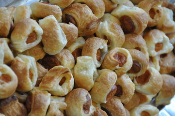 Feuilletés aux saucisses