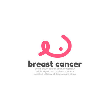 Template logo for breast cancer
