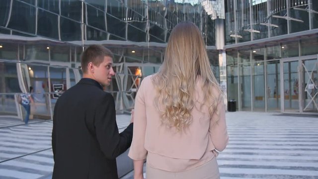 Business Meeting Outdoors