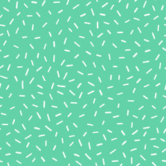 Hand drawn black and white abstract confetti seamless pattern. Pop art fashion festival abstract background in memphis style.