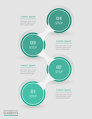 Fototapeta premium Infographic design elements for your business.