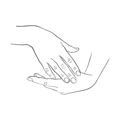 female hands applying cream
