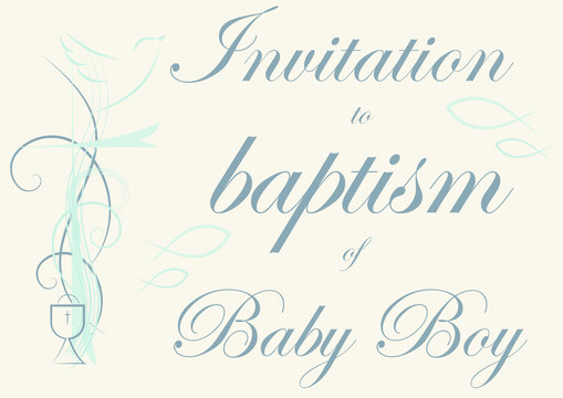 Invitation of baptism